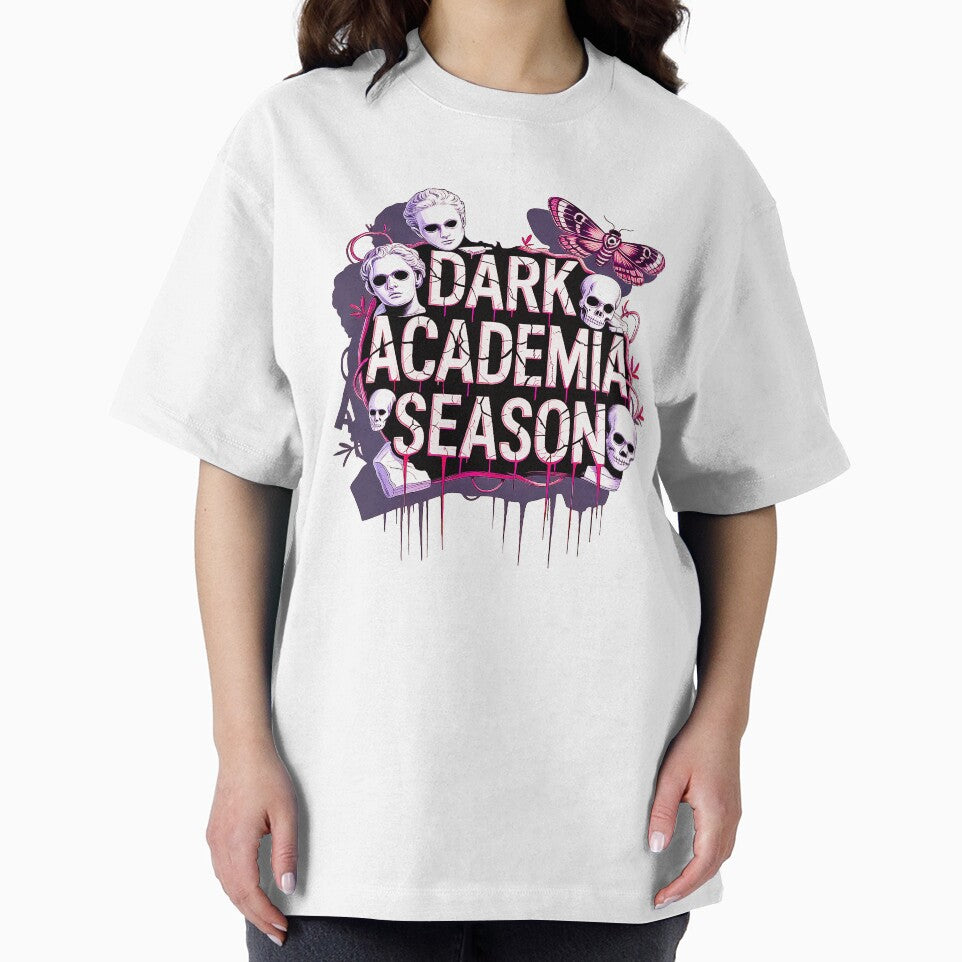 Dark Academia Season Gothic Skull Moth Design by Amanda's Factory T-Shirts, Hoodie, Sweatshirt | BlankRebels.com (Image 2)