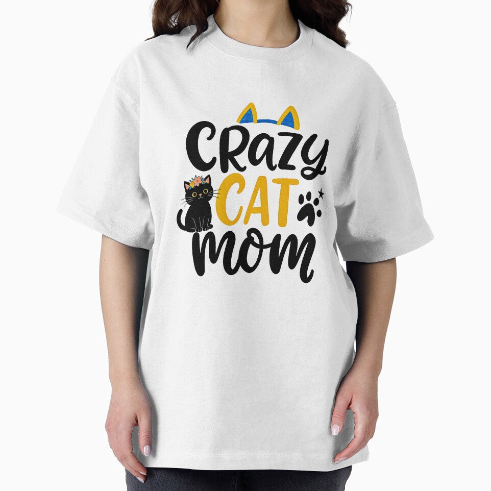 Crazy Cat Mom Cute Black Cat Lover Gift by truongloc246 T-Shirts, Hoodie, Sweatshirt | BlankRebels.com (Image 2)