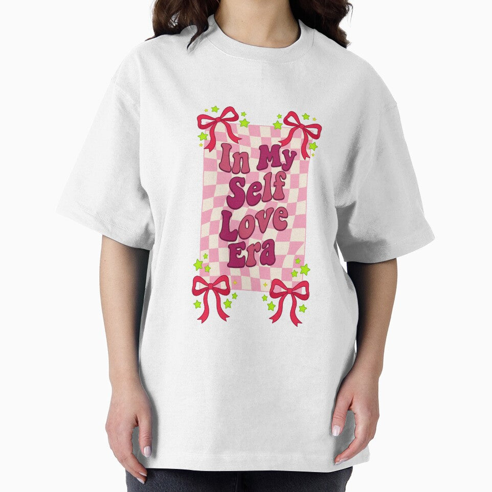 In My Self Love Era | Retro Aesthetic Groovy Quote by Aura Art Studio T-Shirts, Hoodie, Sweatshirt (Image 2)