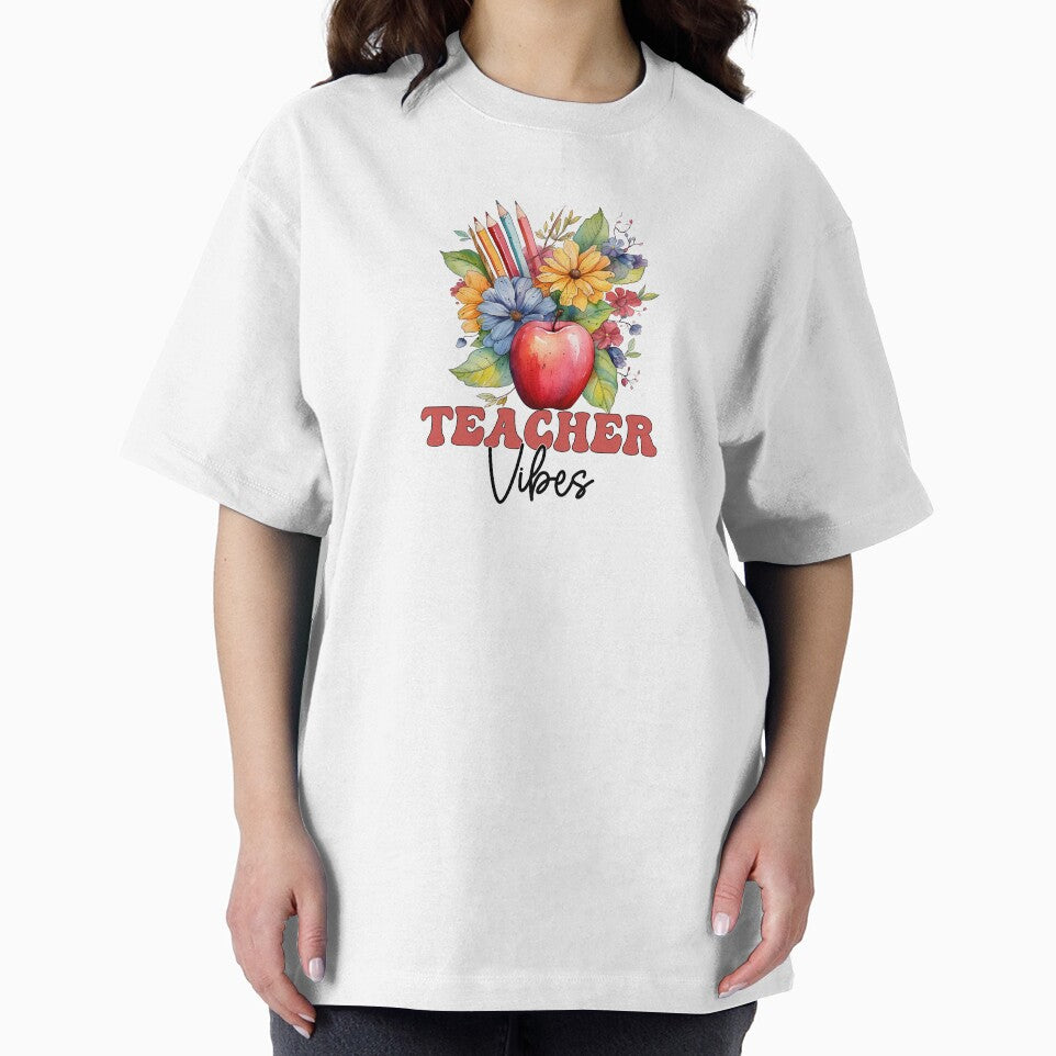 Retro Teacher Vibes by HappyLifeCreate T-Shirts, Hoodie, Sweatshirt | BlankRebels.com (Image 2)