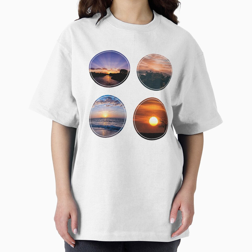 Beautiful Glowing Golden Beach Mountain Savanna River Sunsets by thecooltable T-Shirts, Hoodie, Sweatshirt (Image 2)