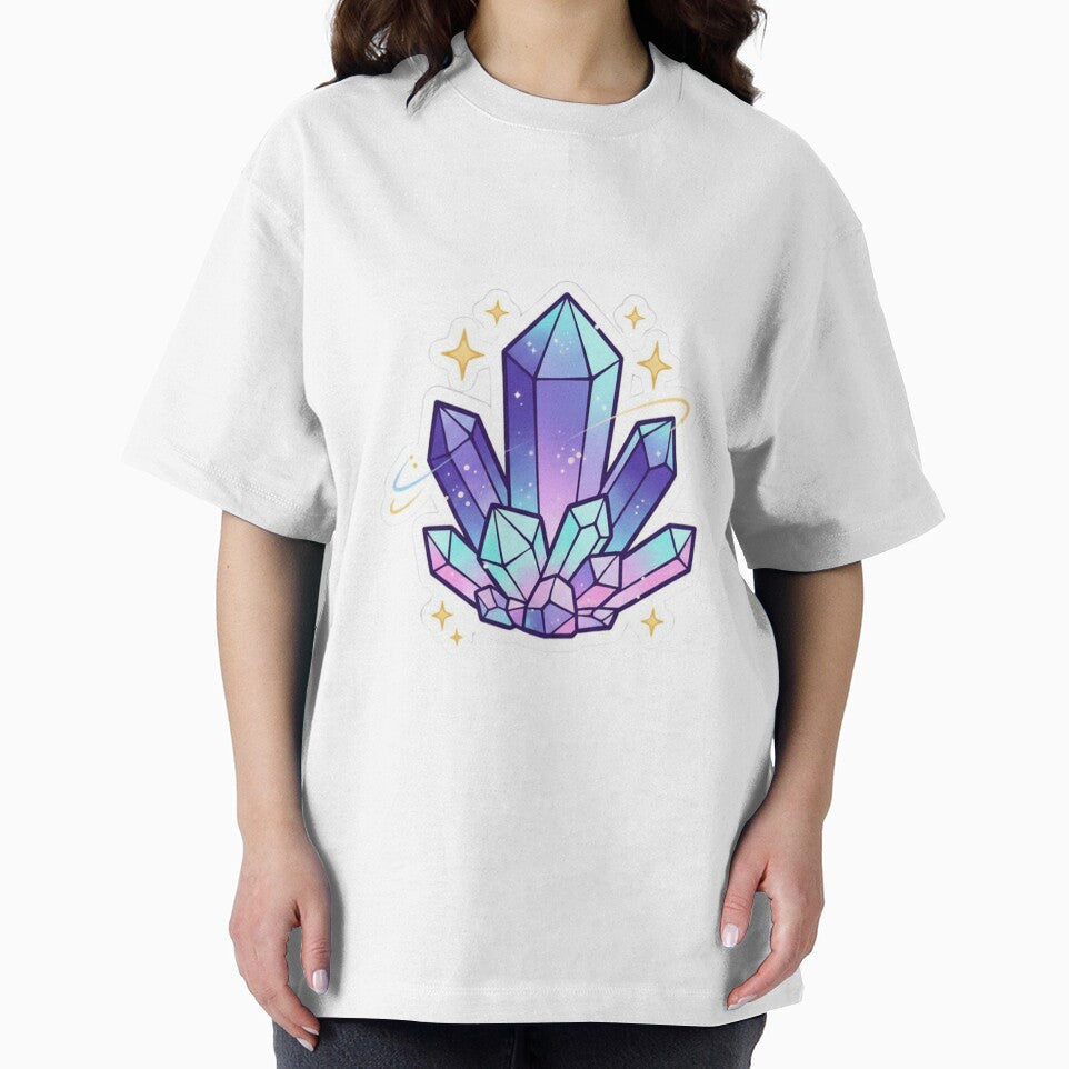 Mystical Crystal Cluster with Soft Glow by CosmicCutouts T-Shirts, Hoodie, Sweatshirt | BlankRebels.com (Image 2)