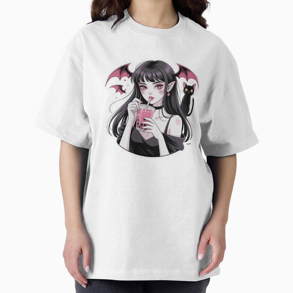 Demon Girl Black Cat T-Shirts, Hoodie, Sweatshirt