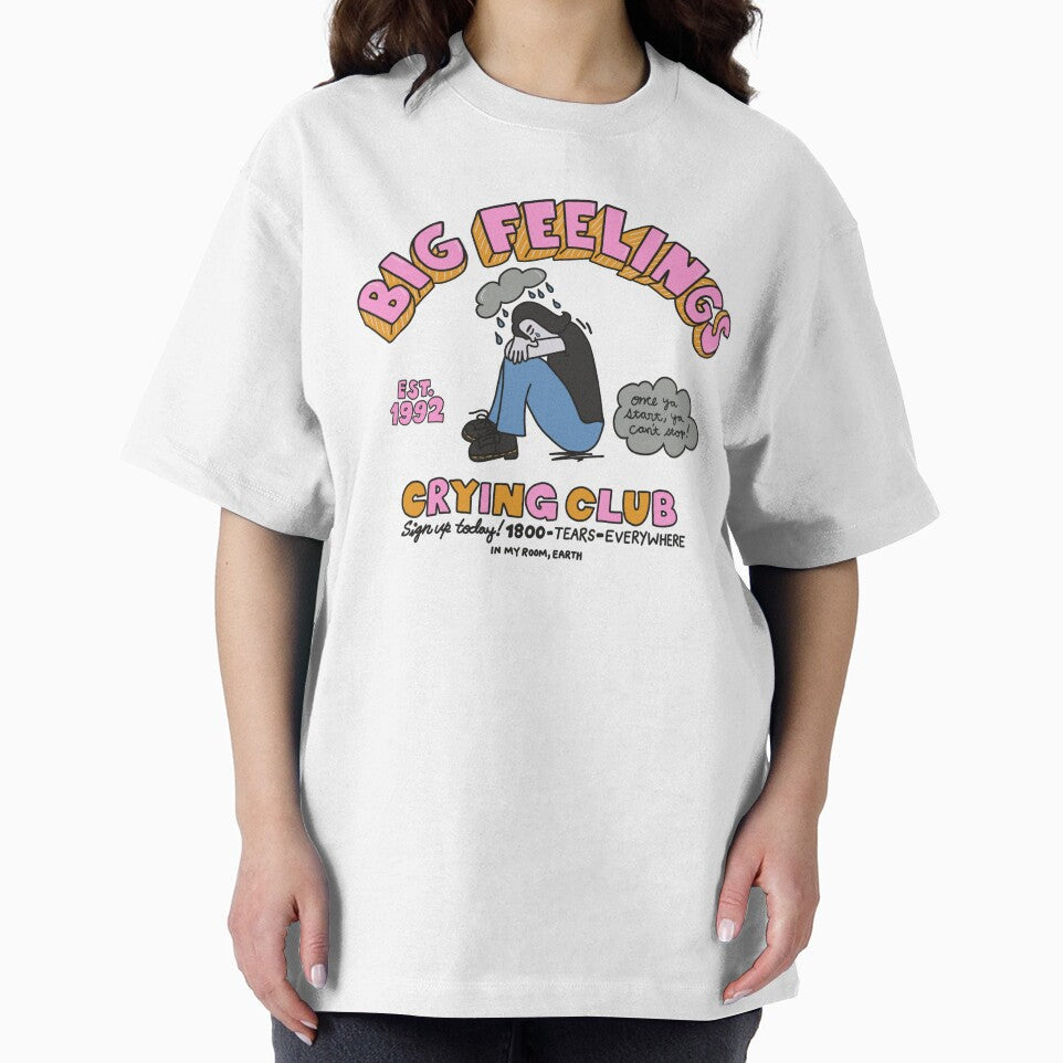Big Feelings Crying Club by crystaldraws T-Shirts, Hoodie, Sweatshirt | BlankRebels.com (Image 2)