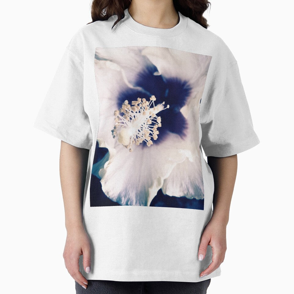 aesthetic blue white purple flower dainty vintage photography dazecore ethereal by sielexis T-Shirts, Hoodie,... (Image 2)