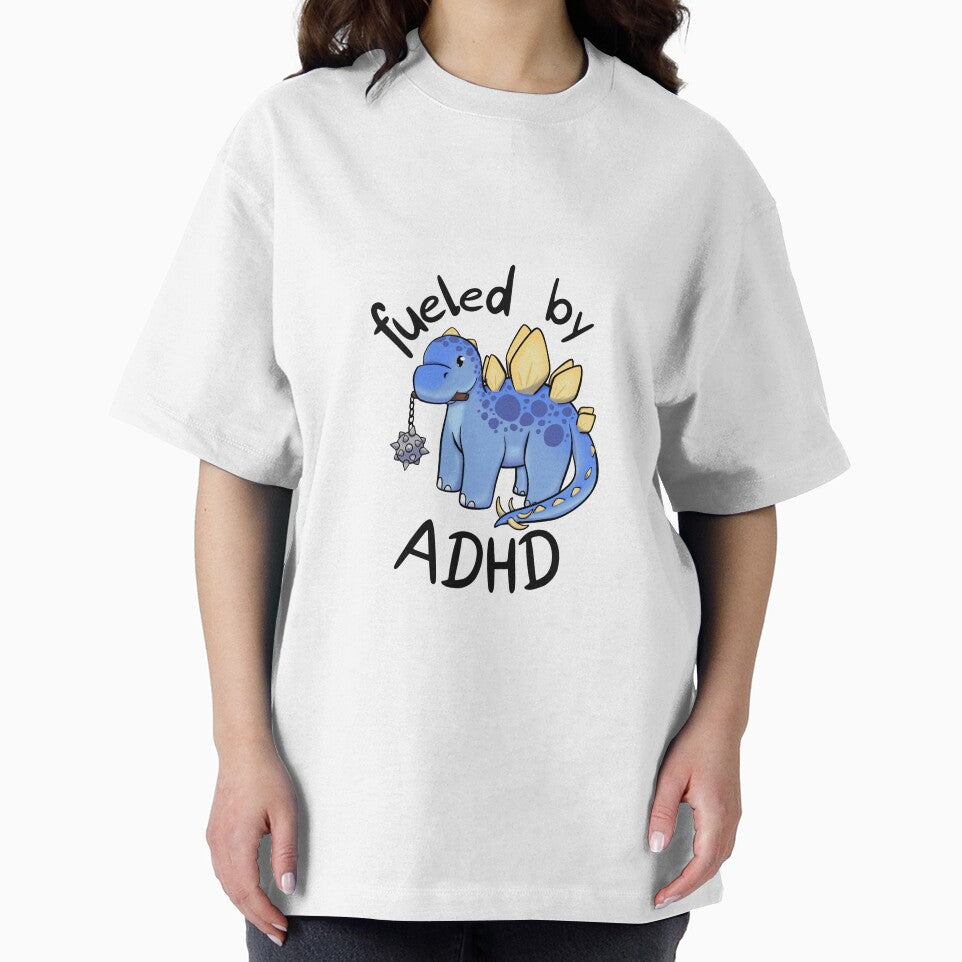 Fueled by ADHD Dinosaur by flyre-flinnigan T-Shirts, Hoodie, Sweatshirt | BlankRebels.com (Image 2)