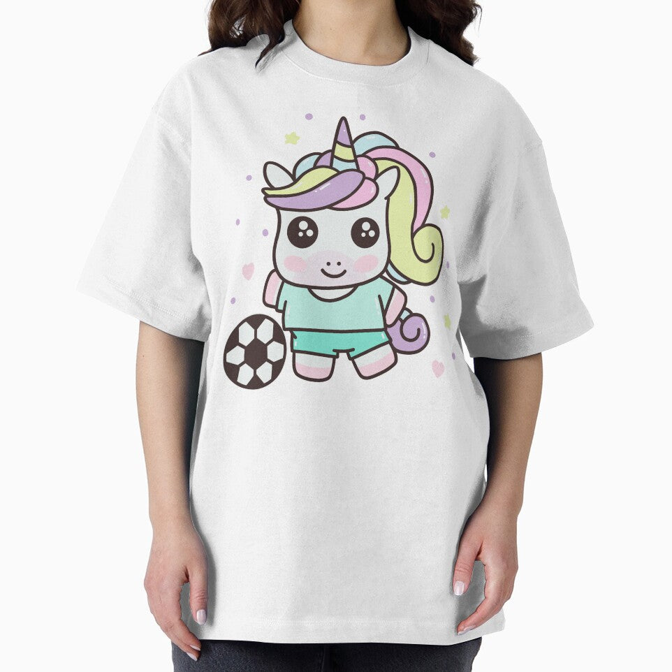 Kawaii Cute Football Unicorn For Soccer Sport Lovers by JokeGysen T-Shirts, Hoodie, Sweatshirt | BlankRebels.com (Image 2)