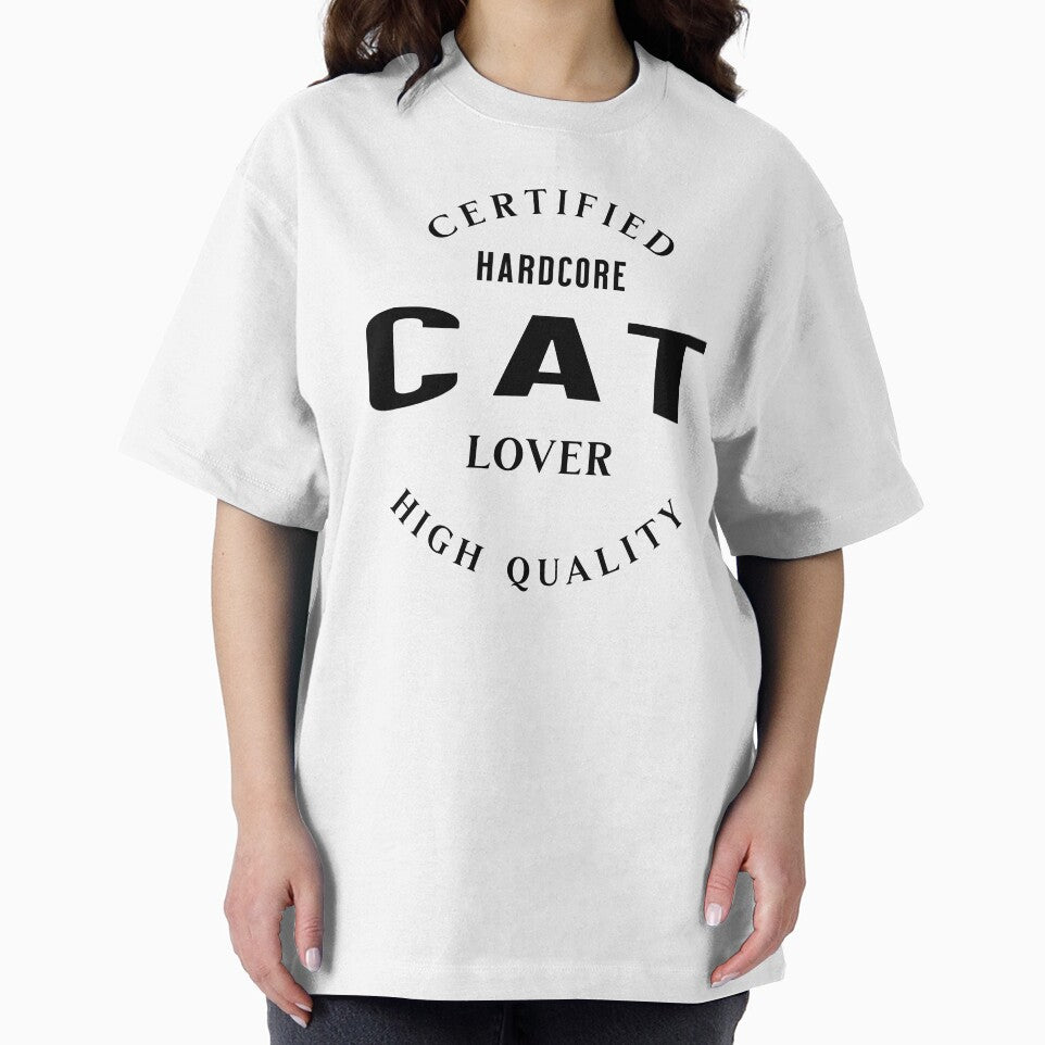 Certified Hardcore Cat Lover Funny Cat Lover Gift by Patina & Pixel