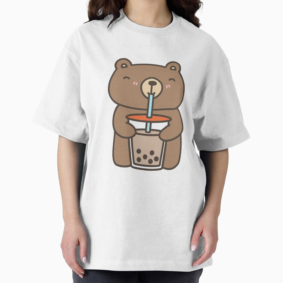 Boba Bear Classic Milk Tea by beautifullee T-Shirts, Hoodie, Sweatshirt | BlankRebels.com (Image 2)