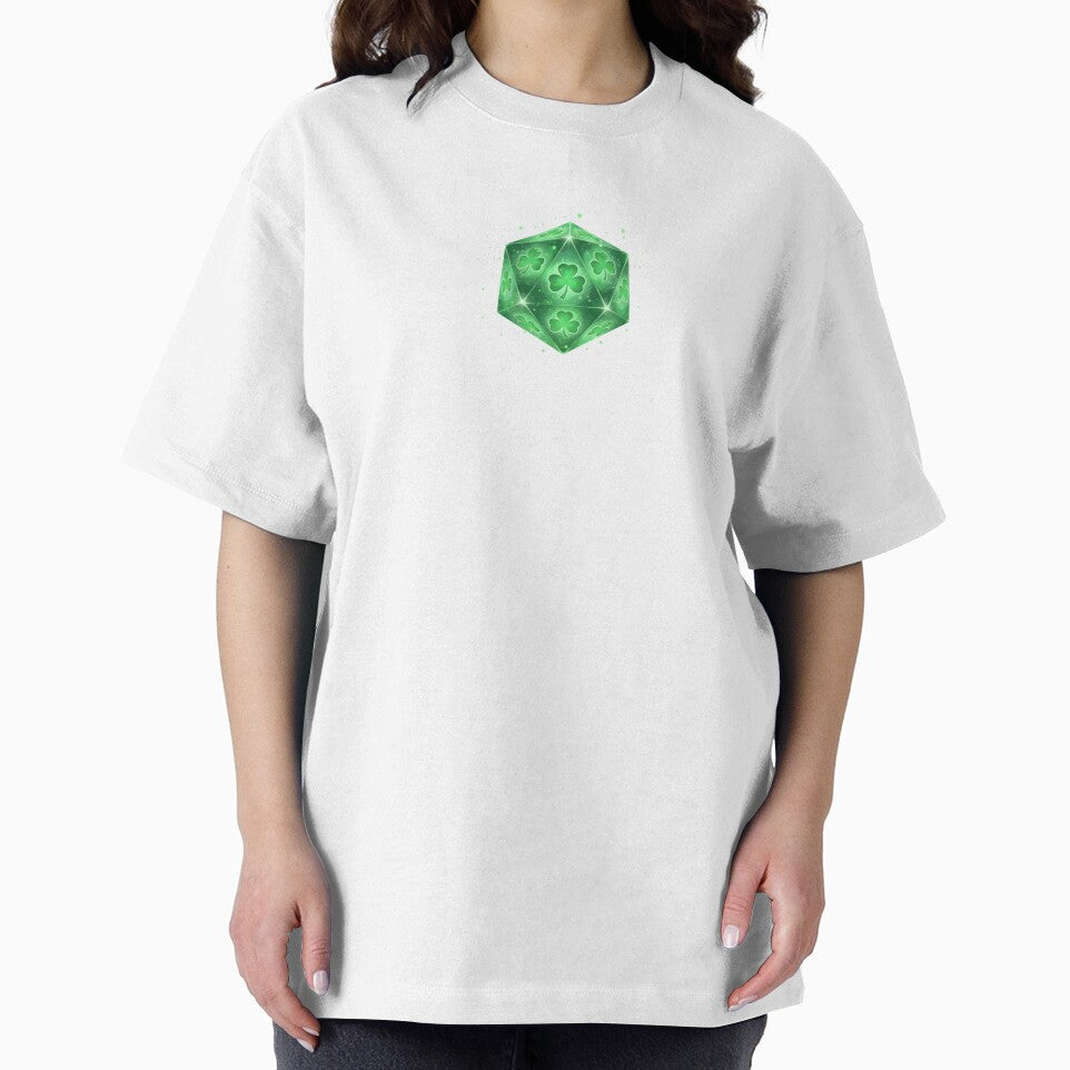 Lucky D20 Shamrock Fantasy Dice by Kvarny T-Shirts, Hoodie, Sweatshirt | BlankRebels.com (Image 2)