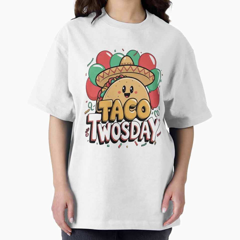 Taco Twosday Cinco De Mayo 2 Year Old Boy Girl Birthday by catsdothingz T-Shirts, Hoodie, Sweatshirt (Image 2)