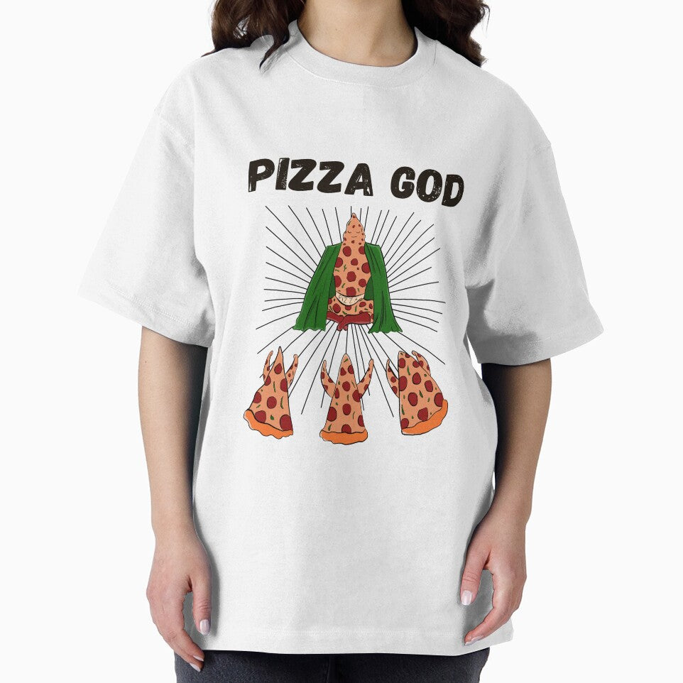 God of Pizza illustration by Matheus2001 T-Shirts, Hoodie, Sweatshirt | BlankRebels.com (Image 2)