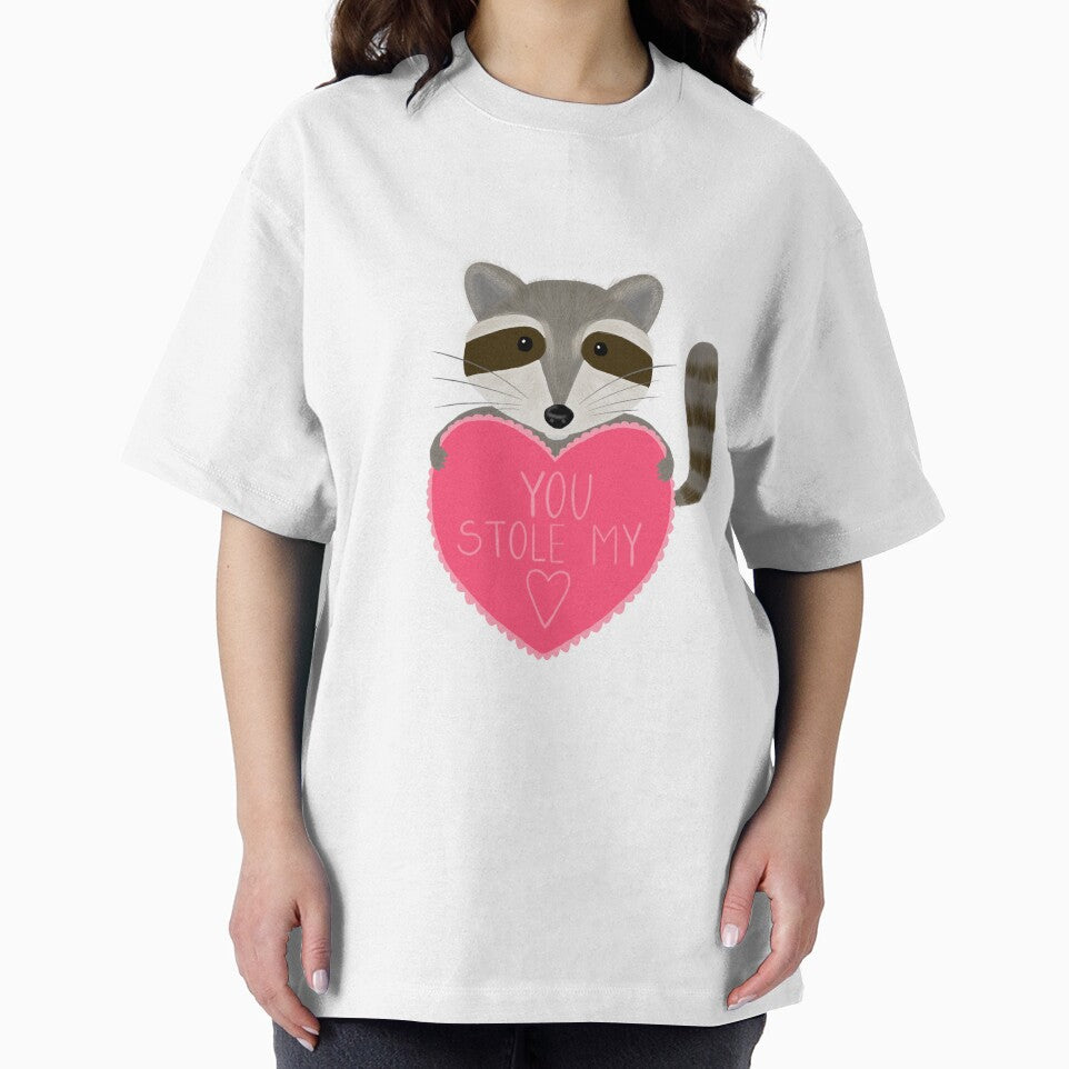 Raccoon Valentine by brittanyelaine T-Shirts, Hoodie, Sweatshirt | BlankRebels.com (Image 2)