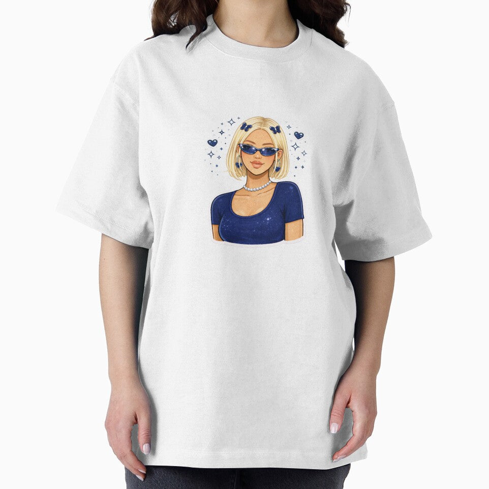 pop y2k girlie navy blue by BudgetsbyB T-Shirts, Hoodie, Sweatshirt | BlankRebels.com (Image 2)