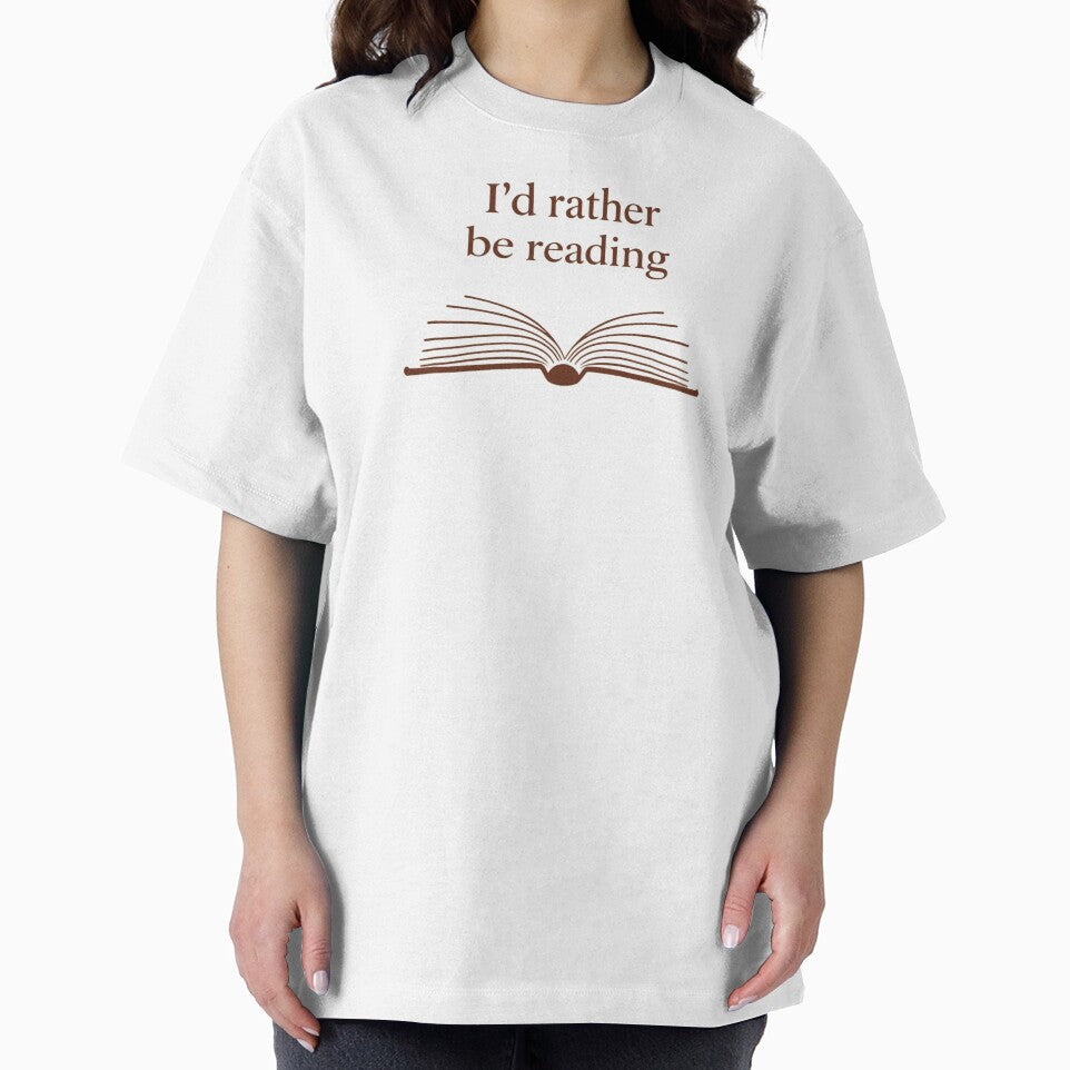 I'd rather be reading, book lover by YvkafromPoland T-Shirts, Hoodie, Sweatshirt | BlankRebels.com (Image 2)