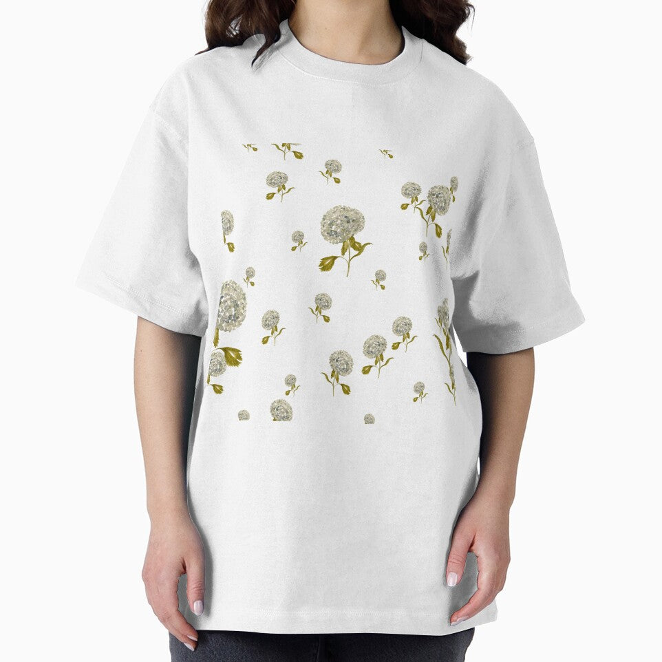 Hydrangea flower cute ornate pattern a watercolor by Yana Mustafina | Boho Soulful Designs T-Shirts, Hoodie,... (Image 2)