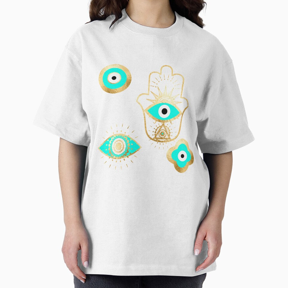 Evil Eye Hamsa Nazar Protection by silviasunflower T-Shirts, Hoodie, Sweatshirt | BlankRebels.com (Image 2)