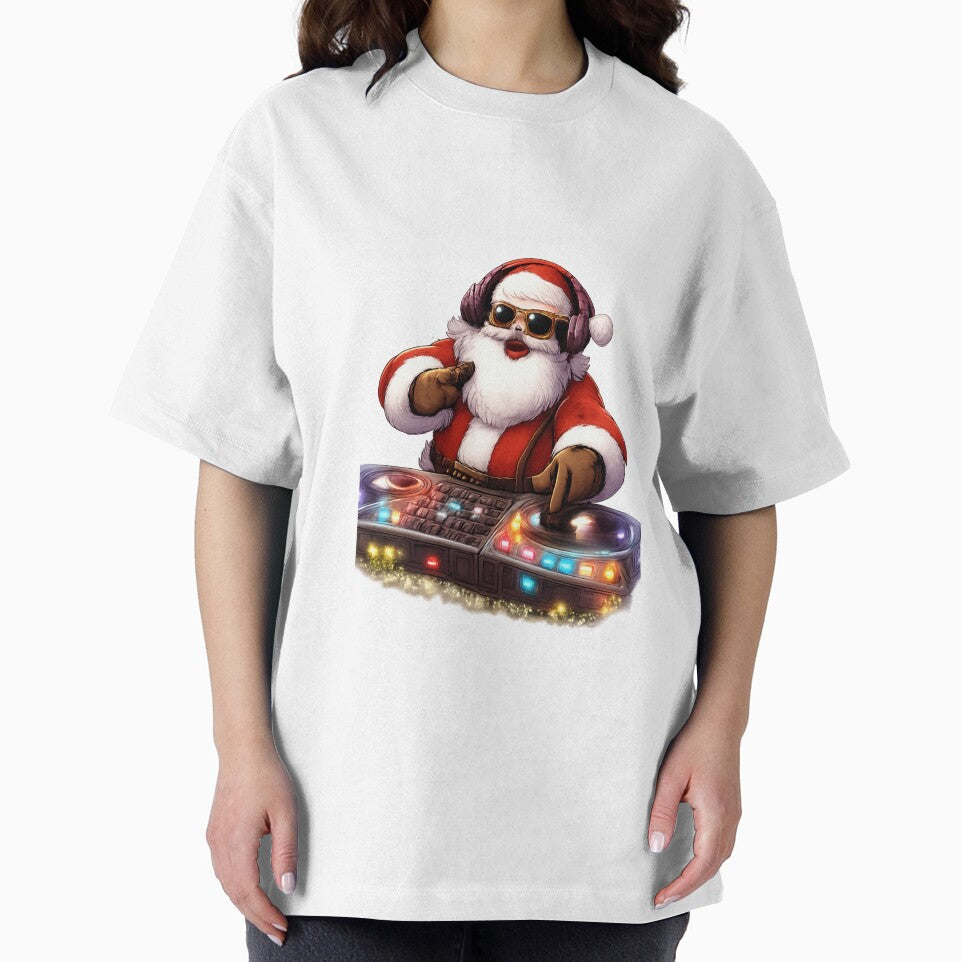 Santa Drops the Beat by kimkosovo T-Shirts, Hoodie, Sweatshirt | BlankRebels.com (Image 2)