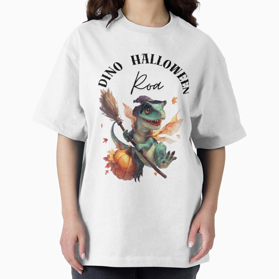 Funny Dinosaur in Costume with Pumpkin by Anastasiia Yurevych T-Shirts, Hoodie, Sweatshirt | BlankRebels.com (Image 2)