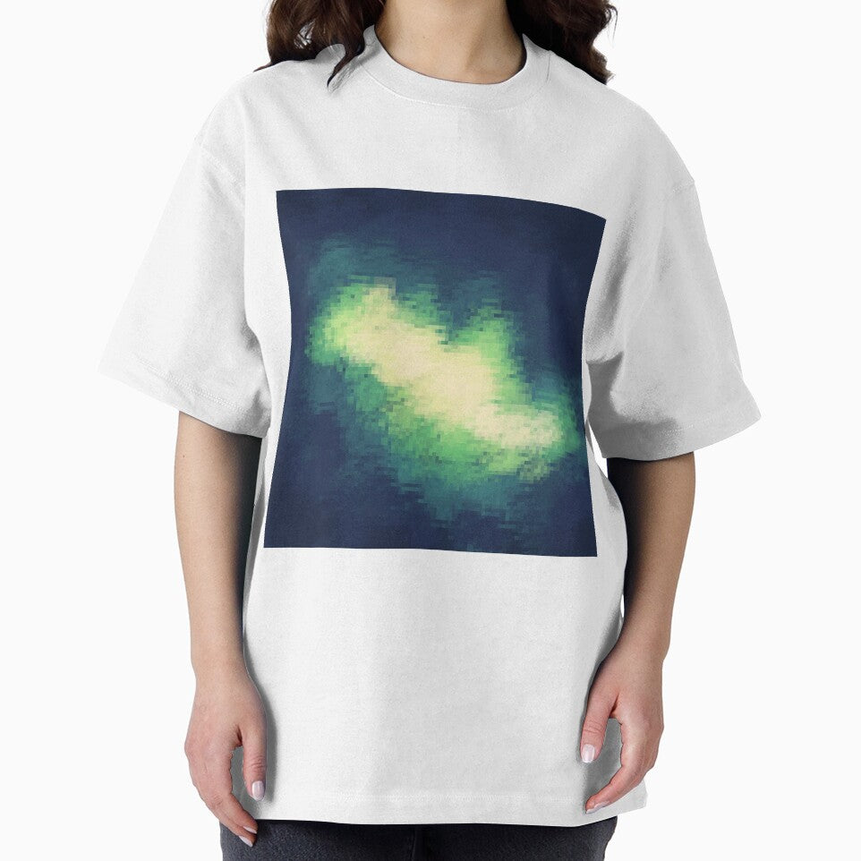 Pixel Art - Green and Yellow Galaxy Explosion by mikaylawiser