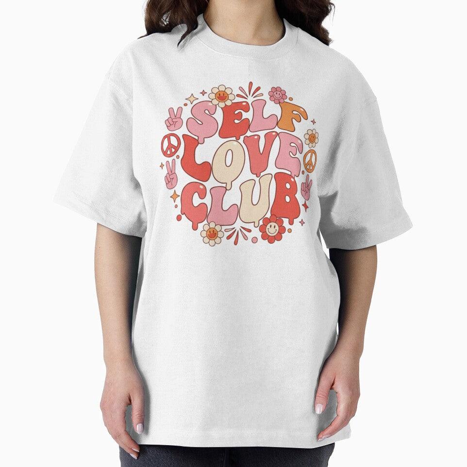 Self Love Club – Groovy Retro Anti-Valentine by ARTReMi T-Shirts, Hoodie, Sweatshirt | BlankRebels.com (Image 2)