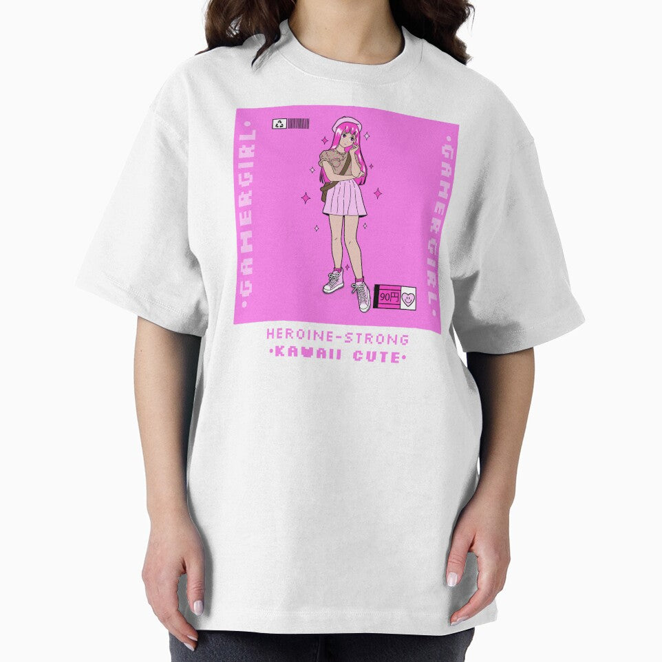 Heroine Strong Kawaii Cute: Anime Gamer T-Shirts, Hoodie, Sweatshirt