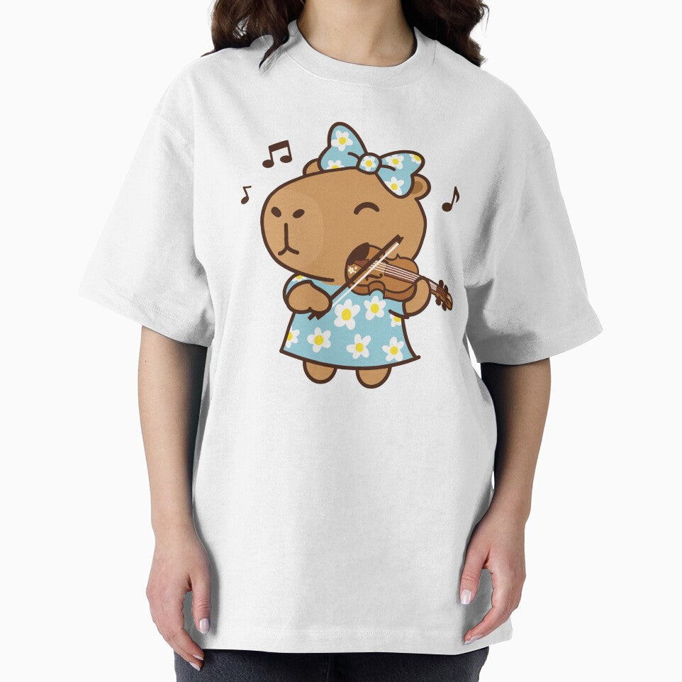 Capybara play violin by holywarter T-Shirts, Hoodie, Sweatshirt | BlankRebels.com (Image 2)
