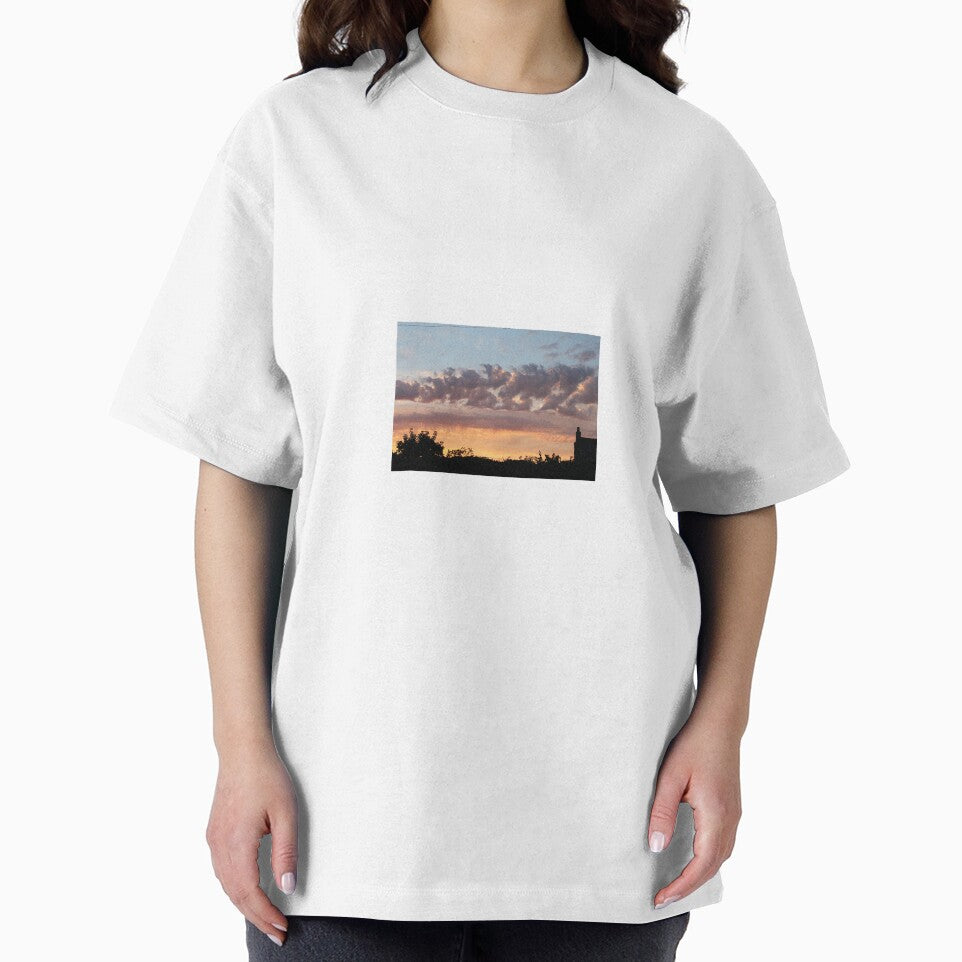 Devon sunset with house silhoutted against clouds by Emma  Amies T-Shirts, Hoodie, Sweatshirt | BlankRebels.com (Image 2)