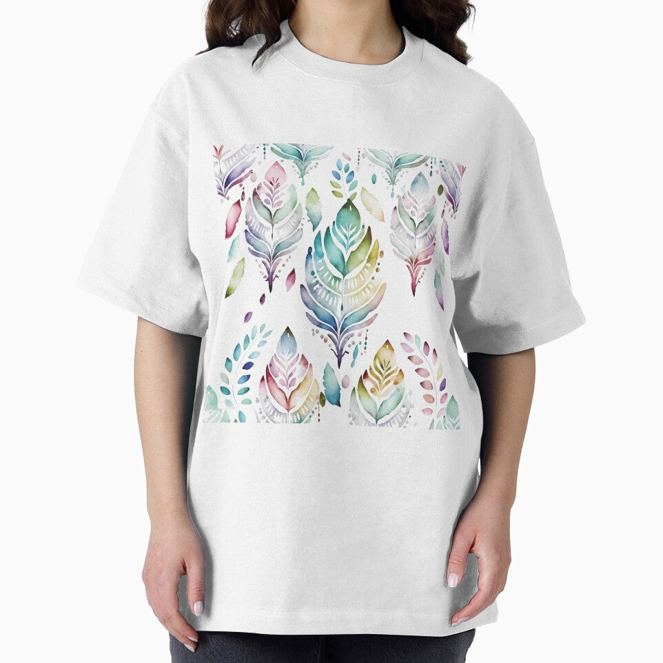 A Delicate Feather Pastel Watercolor Print - Boho Chic Patterns by GVRDesign