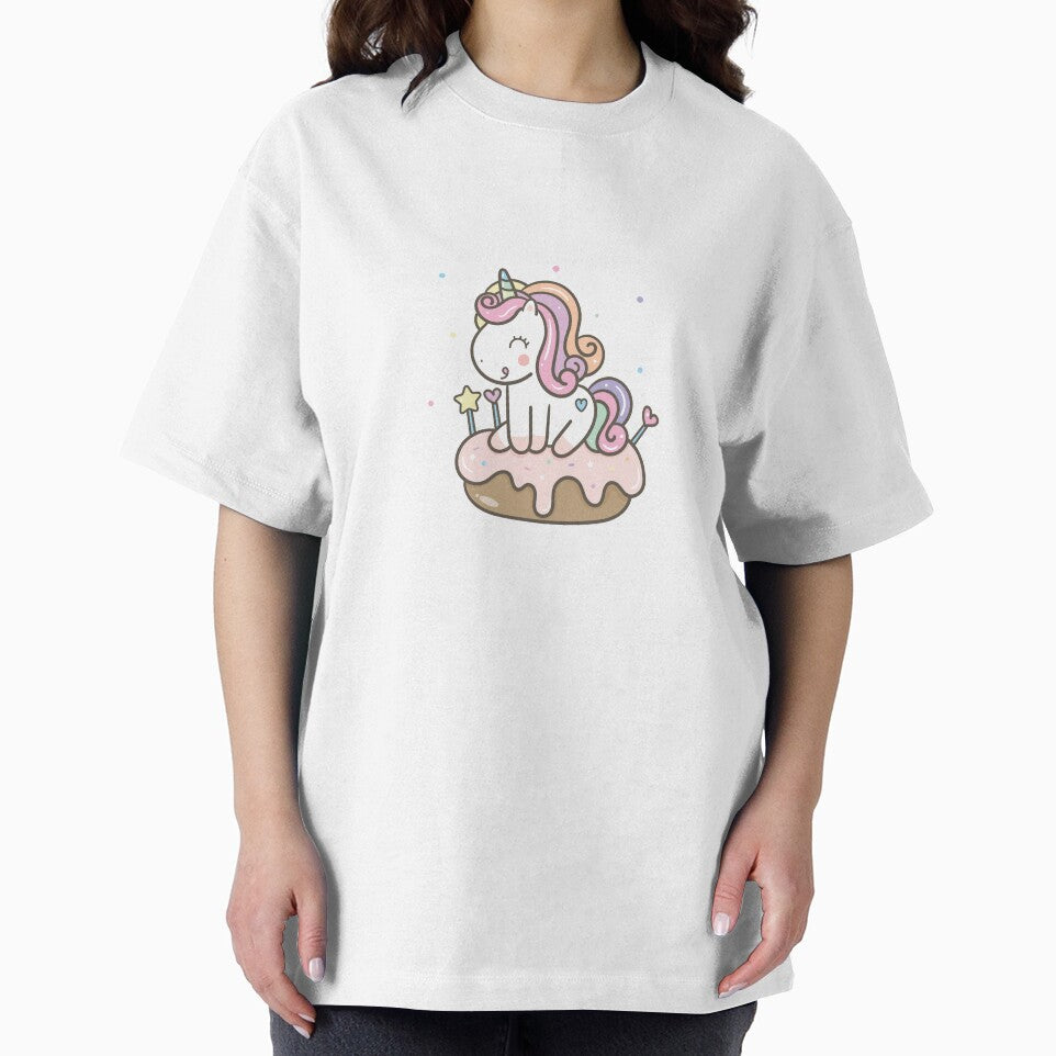 Kawaii Unicorn Rainbow On Birthday Donut by Simplyy  Unique T-Shirts, Hoodie, Sweatshirt | BlankRebels.com (Image 2)