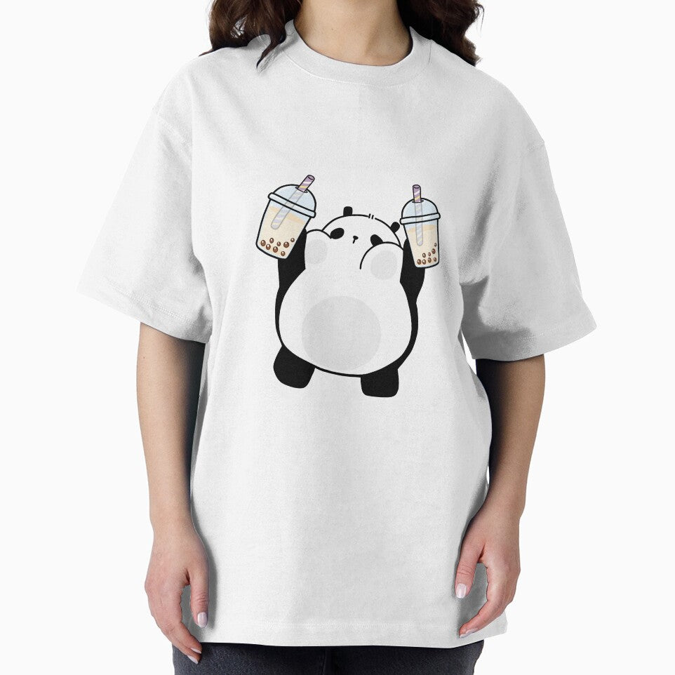 Chubby Little Panda Loves Boba! by SirBobalot T-Shirts, Hoodie, Sweatshirt | BlankRebels.com (Image 2)
