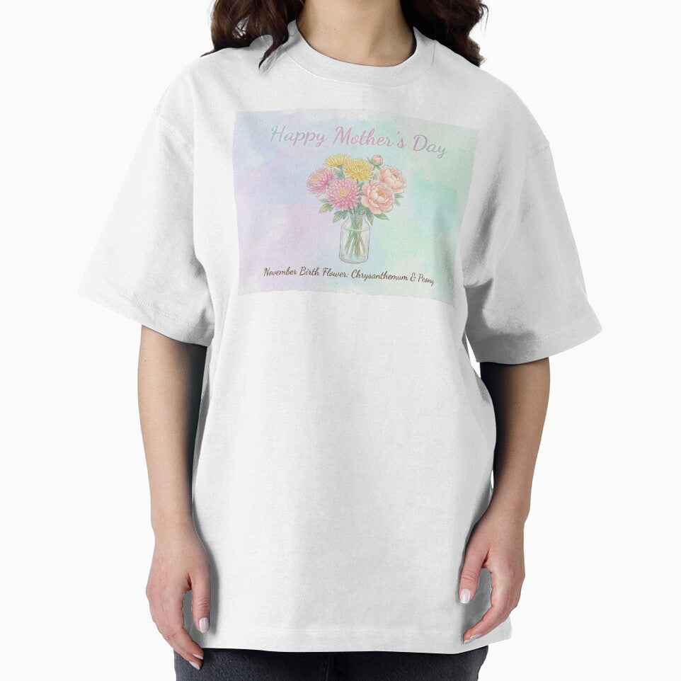 Mother's Day - November Birth Flower by HeyyItsNikki T-Shirts, Hoodie, Sweatshirt | BlankRebels.com (Image 2)