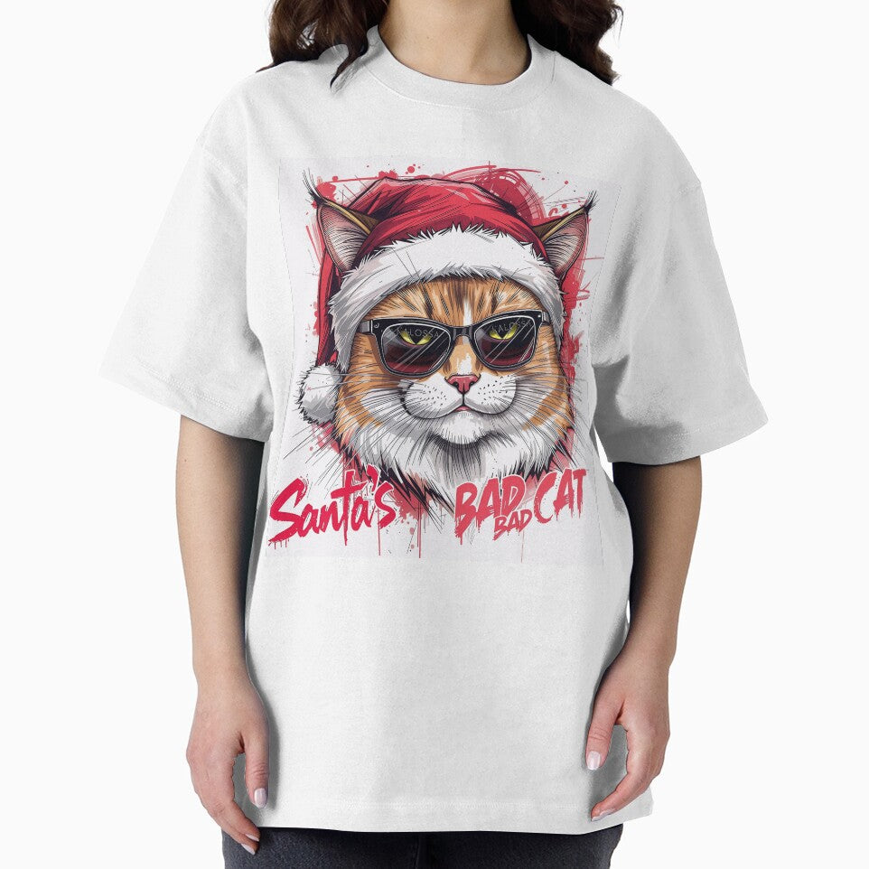 Santa's BAD Cat - Christmas Cat - Bad Cat - Festive Cat by Kalossa-JR