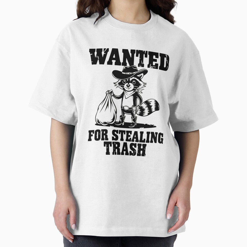 Wanted Raccoon Cowboy - Stealing Trash - Funny Western Trash Panda Design by mArtWear T-Shirts, Hoodie, Sweatshirt (Image 2)