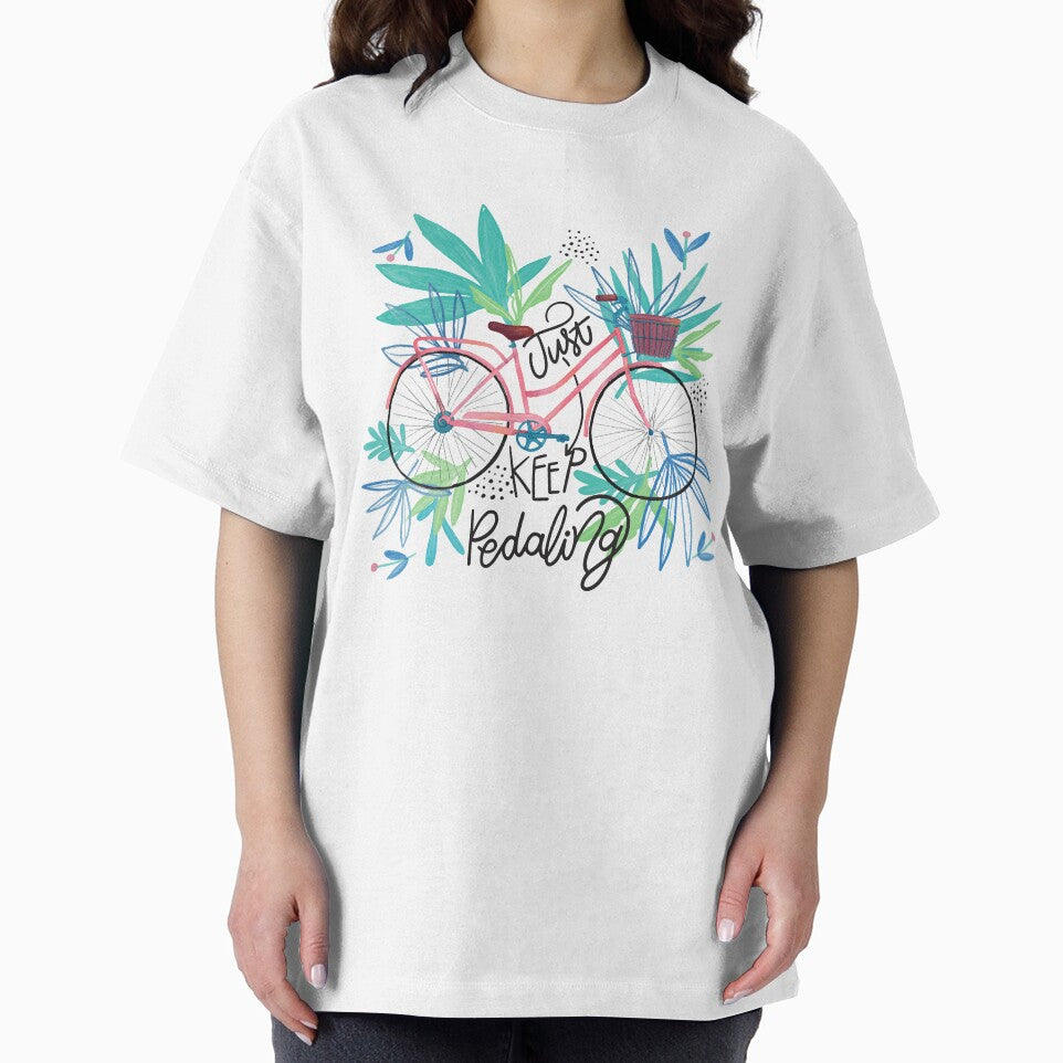 Motivation _ Just Keep Pedaling by AI-Collections T-Shirts, Hoodie, Sweatshirt | BlankRebels.com (Image 2)
