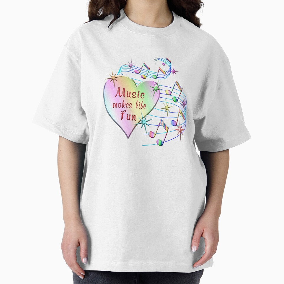 Music Makes Life Fun by CoolDoodles T-Shirts, Hoodie, Sweatshirt | BlankRebels.com (Image 2)