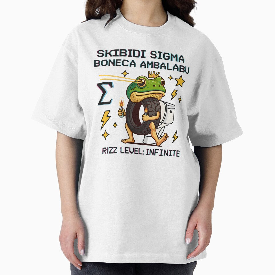 Boneca Ambalabu Skibidi Sigma Meme Frog Tire King Art by AnnDesignStudio T-Shirts, Hoodie, Sweatshirt (Image 2)