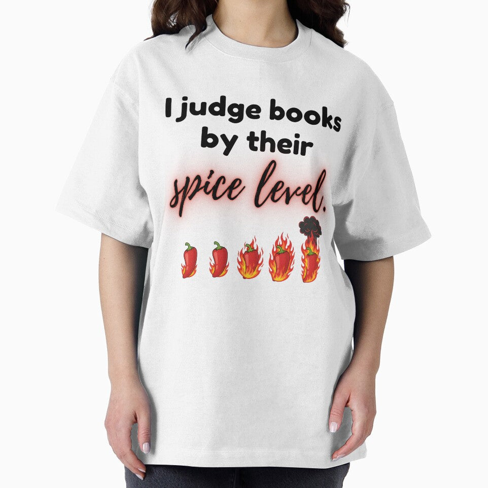 I Judge Books by Their Spice Level – Funny Romance Reader Design by Petal & Flame