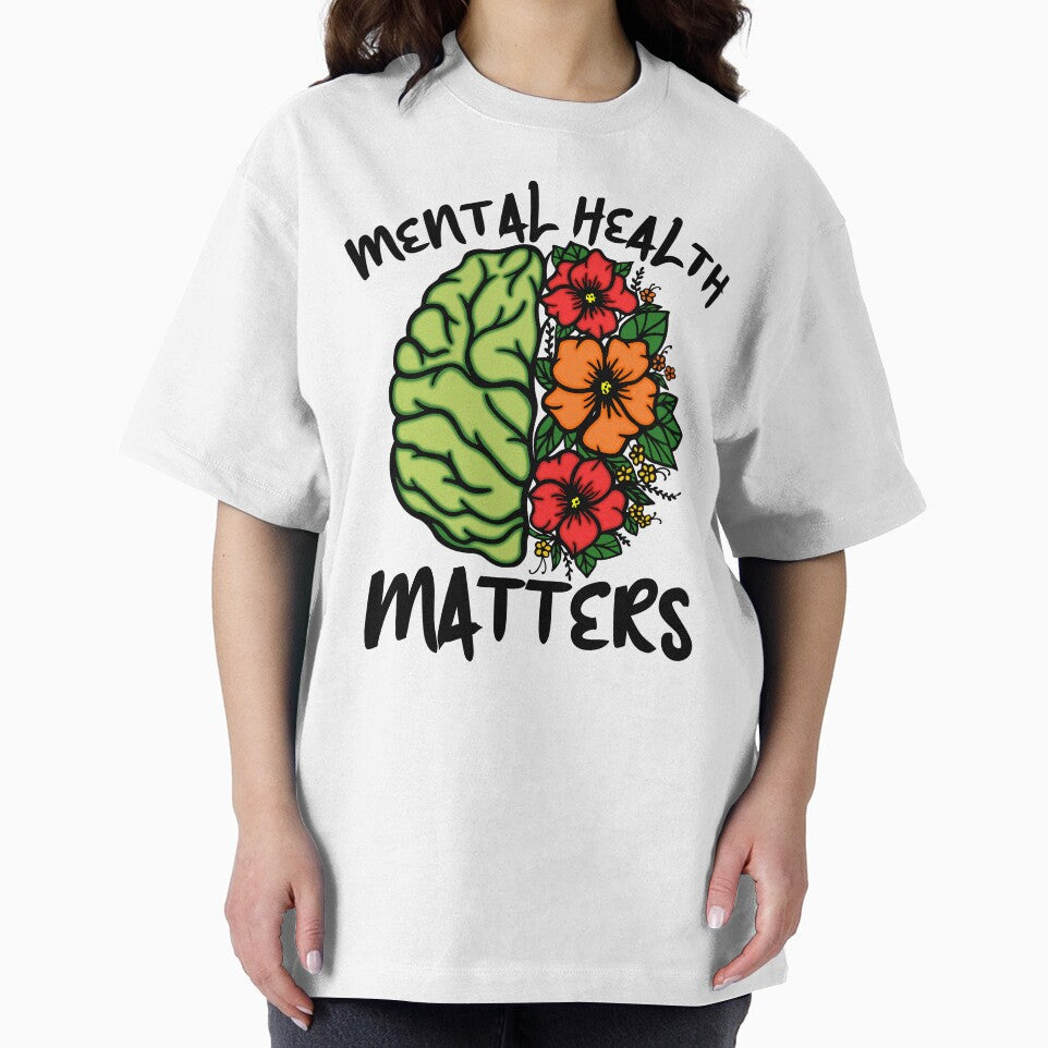 Mental Health Matters Awareness Flowers by MindfulMeta T-Shirts, Hoodie, Sweatshirt | BlankRebels.com (Image 2)