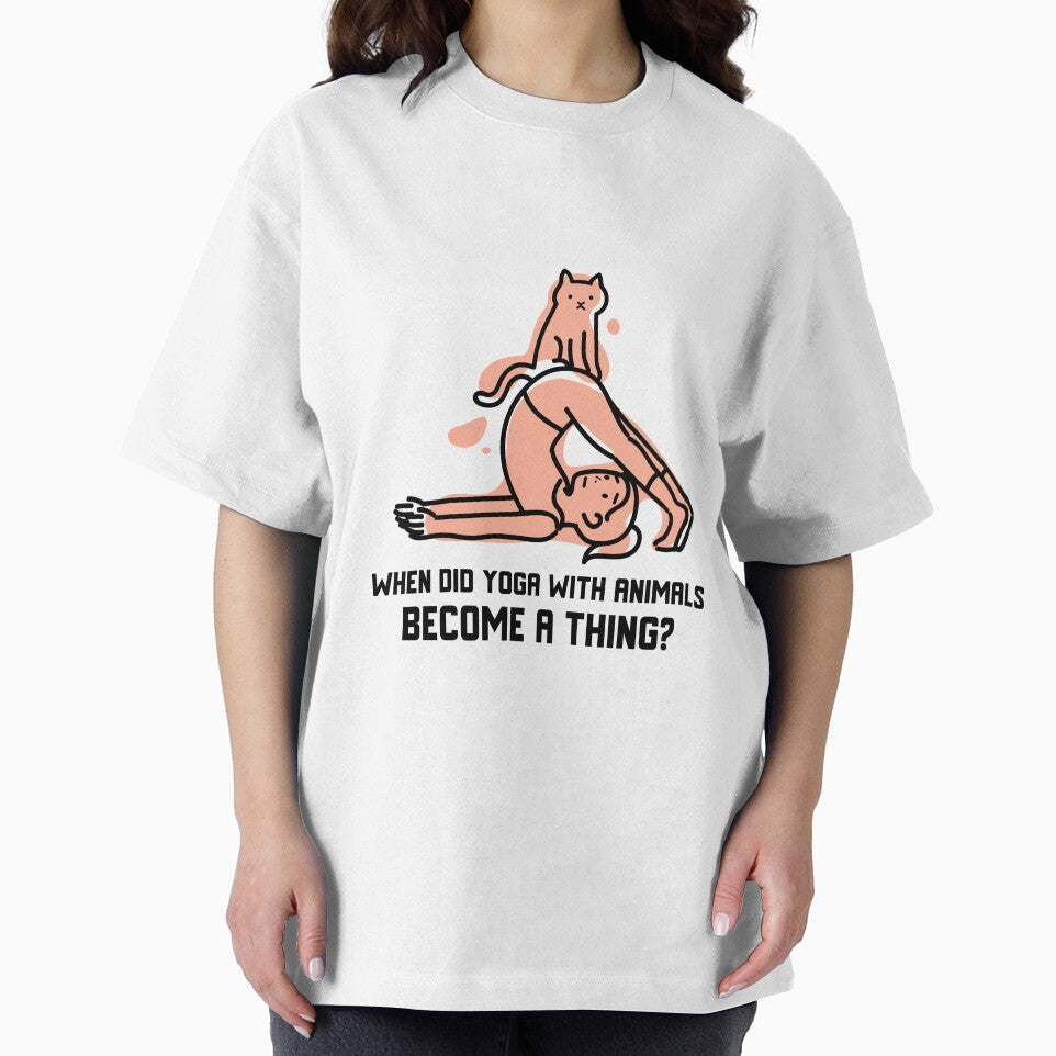 When Did Yoga With Animals Become a Thing by RiseandShineTee T-Shirts, Hoodie, Sweatshirt | BlankRebels.com (Image 2)