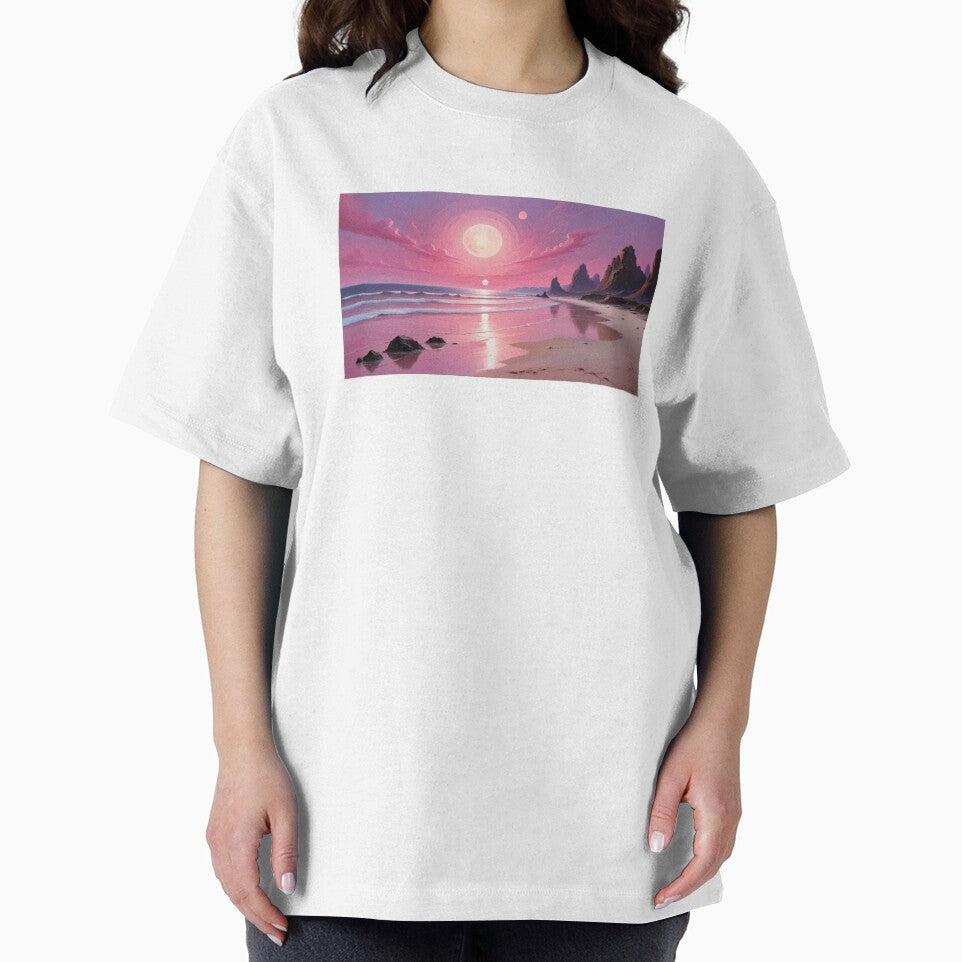 Alien planet beach landscape by MatthaeusArts T-Shirts, Hoodie, Sweatshirt | BlankRebels.com (Image 2)