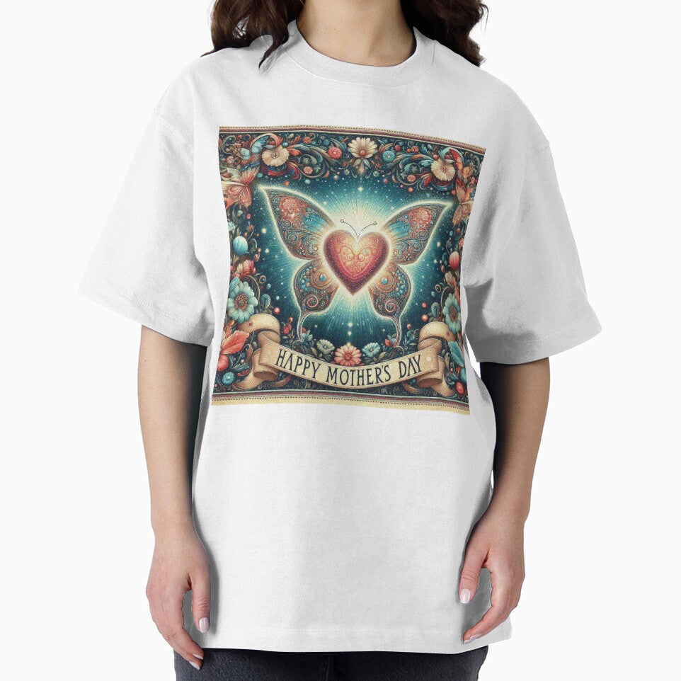 Butterfly Heart Mothers Day Flower floral by Illuministique T-Shirts, Hoodie, Sweatshirt | BlankRebels.com (Image 2)