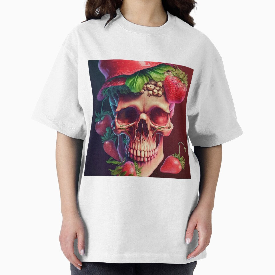 skull with strawberries by IA-Power T-Shirts, Hoodie, Sweatshirt | BlankRebels.com (Image 2)