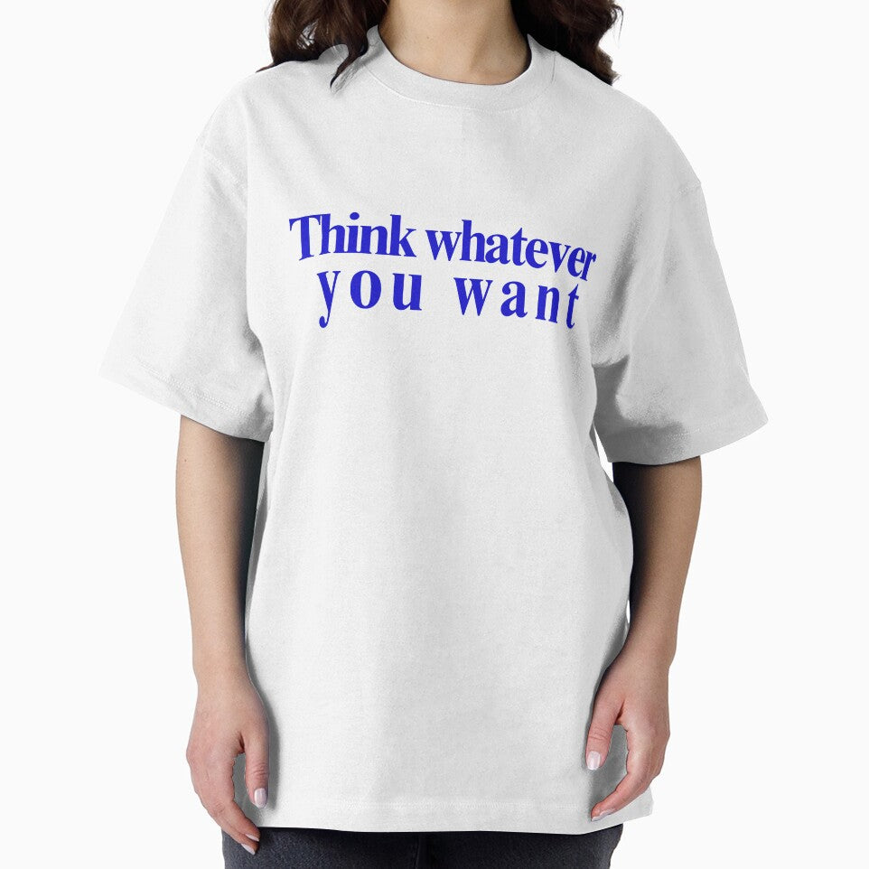 Think Whatever You Want Quote Typography Design by Adappai