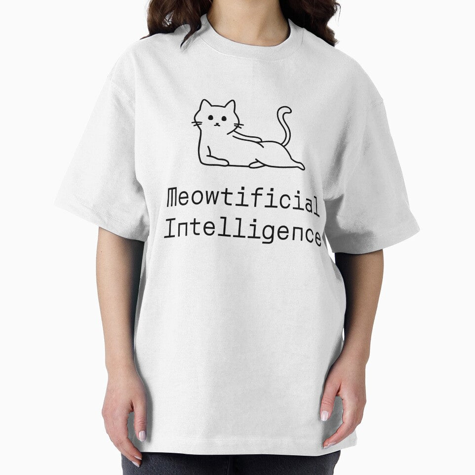 Meowtificial Intelligence by PromptlyPrinted T-Shirts, Hoodie, Sweatshirt | BlankRebels.com (Image 2)