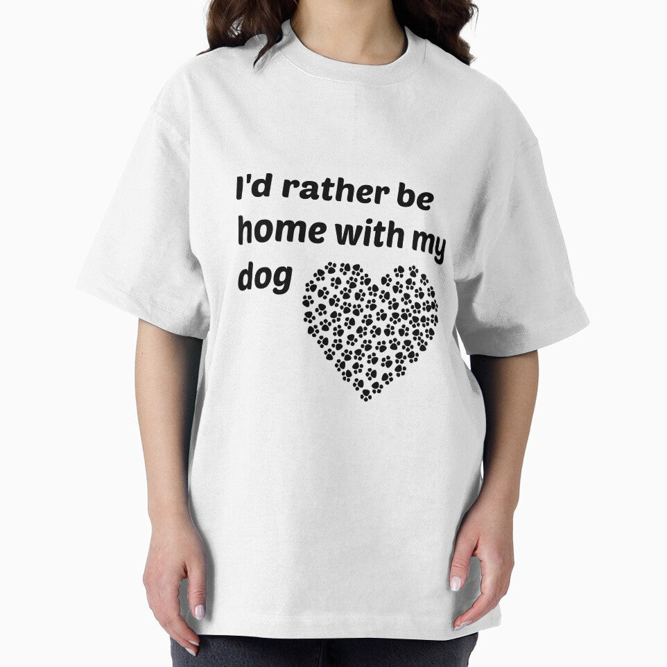 I'd rather be home with my dog by  Any Mood Designs