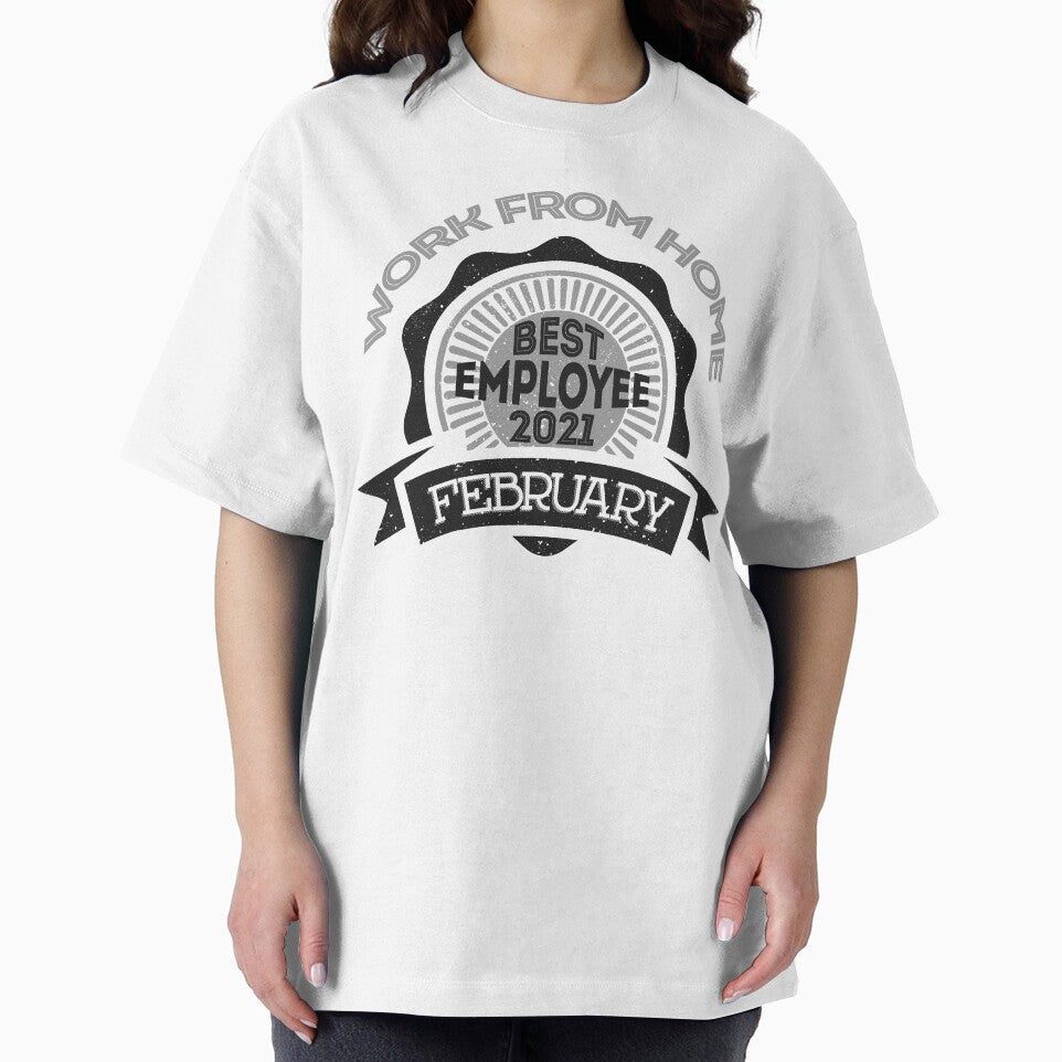 Work from home best employee of February 2021 - gift for the best employee of the month by hyggekrog T-Shirts,... (Image 2)