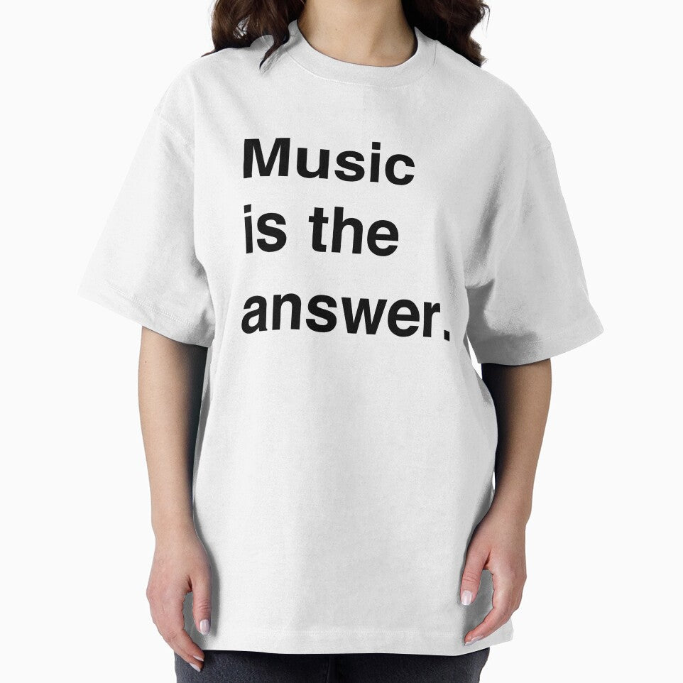 Music is the answer. by winterwinter T-Shirts, Hoodie, Sweatshirt | BlankRebels.com (Image 2)