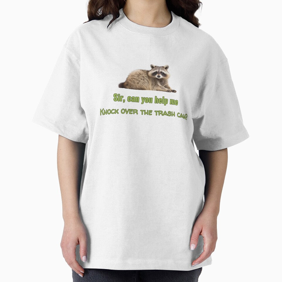 Sir, Can You Help Me Knock Over This Trash Can? – Trash Panda Etiquette by Novel Works Studio T-Shirts, Hoodie,... (Image 2)