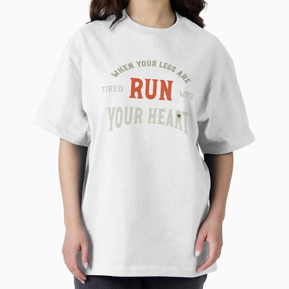 Runner Saying Run With Your Heart by whyitsme T-Shirts, Hoodie, Sweatshirt | BlankRebels.com (Image 2)